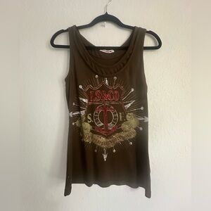 Levi's Green Sleeveless Tank Top size M